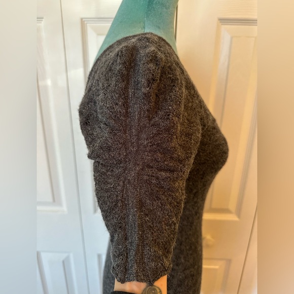 Free People knit puff sleeve lined boho indie sleaze dress - Picture 6 of 10